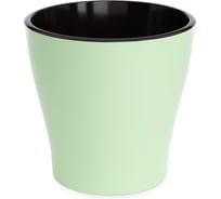 Цветочный горшок ЗПИ Альтернатива Лея 3,6 л, двойной, светло-зеленый М8268