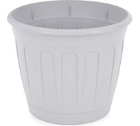 Цветочный горшок ЗПИ Альтернатива Дионис 3,6 л, серый М8525