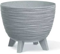 Кашпо на ножках Prosperplast DFUR300-443U Furu d 29 см, h 24 см, 9.5 л, светло-серый 070148