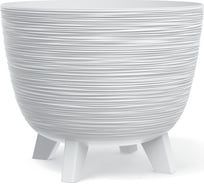 Кашпо на ножках Prosperplast DFUR240-S449 Furu d 23.6 см, h 19.5 см, 5 л, белый 070147