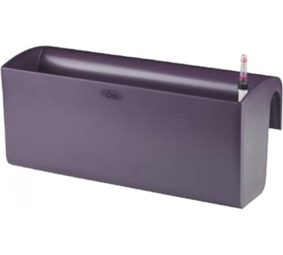 Балконный горшок с автополивом GREEN APPLE GPB101P 502022 сливовый Б0007704