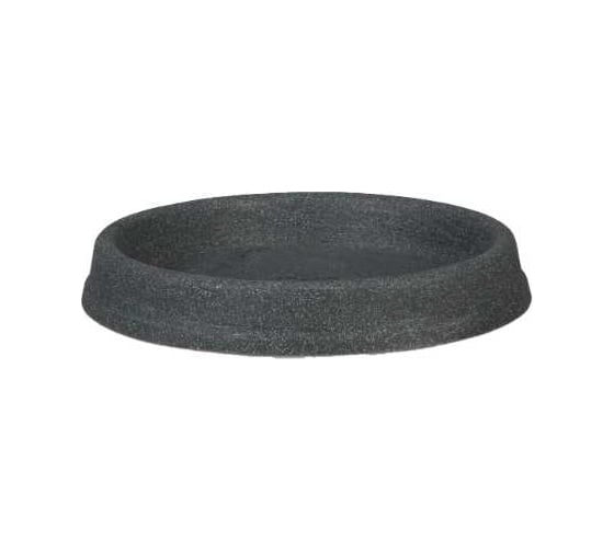 Поддон SCHEURICH 370 пластик Schwarz-Granit диаметр 38 см высота 4 см гранит 061328 1