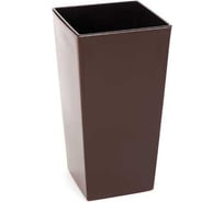 Кашпо LAMELA Sp.z o. FINEZJA 532 19х19, h36 см, mokka, с вкладышем 035899