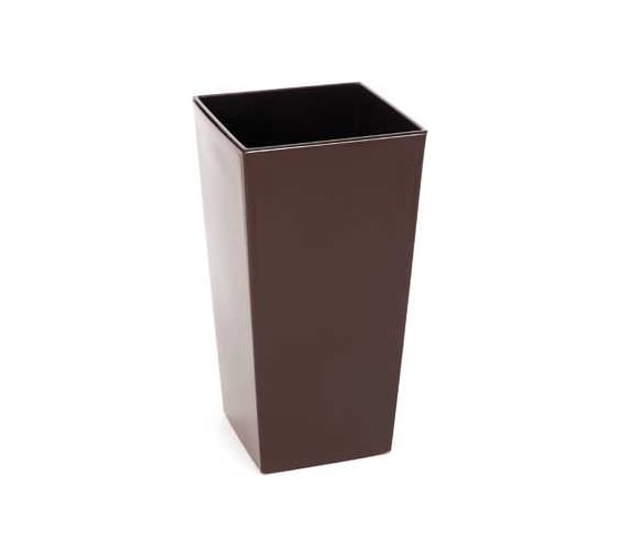 Кашпо LAMELA Sp.z o. FINEZJA 532 19х19, h36 см, mokka, с вкладышем 035899