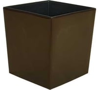 Кашпо LAMELA Sp.z o. JUKA 552, 25х25х26, mokka, с вкладышем 036986