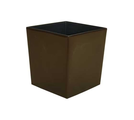 Кашпо LAMELA Sp.z o. JUKA 552, 25х25х26, mokka, с вкладышем 036986 1