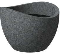 Пластиковое кашпо Scheurich 250 Wave Globe Granit диаметр 30 см, ширина 30 см, высота 22 см, 8 л гранит 061289