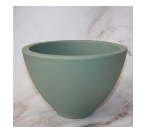 Кашпо SCHEURICH Kübel Goox Homepots, керамика, d27, h18 см, фисташка 069268 1