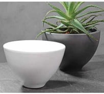 Кашпо SCHEURICH Kübel Goox Homepots керамика,, керамика, d23, h15 см, белый 069262