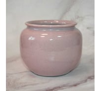 Кашпо Scheurich керамика, Kübel Pilus, d15, h12 см, пудрово-розовый 069221