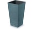 Высокое кашпо Prosperplast FURU SQUARE 395х395мм, h755мм, scandinavian blue, с вкладышем DFSH400-5415C 067616 1