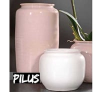 Кашпо SCHEURICH Kübel Pilus, керамика, d15, h12 см, белый 069226