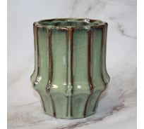 Кашпо SCHEURICH Kübel Tortini керамика, d12, h9см, зеленый 069244