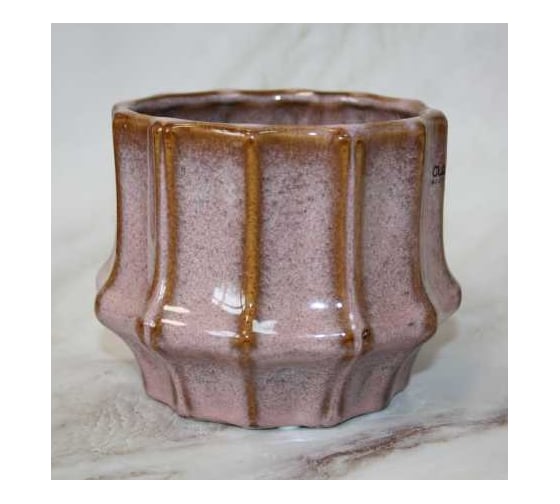 Кашпо SCHEURICH Kübel Tortini d16, h13см, розовый 069243