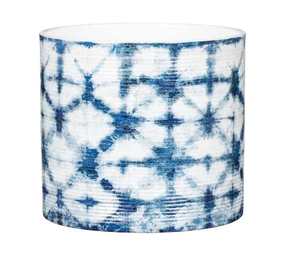 Кашпо SCHEURICH 828 Blue Batik керамика, d14 см, бело-синий 068889 1