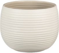 Кашпо SCHEURICH 744 Cream Stone керамика, d21 см, кремовый 058209