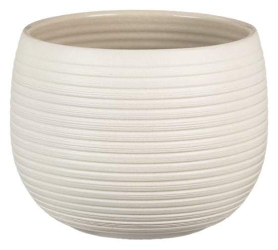 Кашпо SCHEURICH 744 Cream Stone керамика, d21 см, кремовый 058209 1