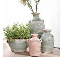 Кашпо SCHEURICH Flaschenvase Donna керамика, d11,5 h15.5 см, розовый 069256