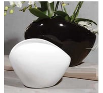 Кашпо SCHEURICH Jardiniere Shell INSPIRIO керамика, d29 h20 см, белый 069214