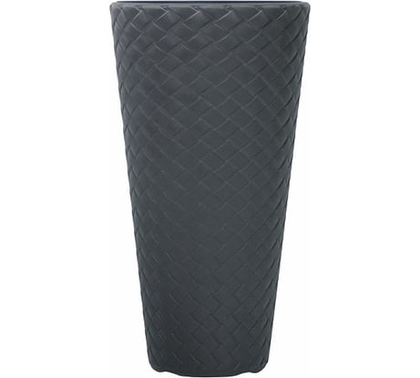 Кашпо для цветов Prosperplast MATUBA SLIM антрацит 2 предмета 18 и 57л DPMT400-S433
