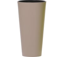 Кашпо для цветов Prosperplast TUBUS SLIM мокко 2 предмета 35 и 64л DTUS400-7529U
