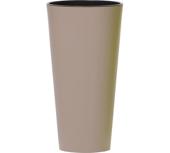 Кашпо для цветов Prosperplast TUBUS SLIM мокко 2 предмета 35 и 64л DTUS400-7529U 1