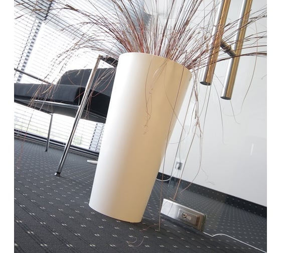 Кашпо для цветов Prosperplast TUBUS SLIM мокко 2 предмета 35 и 64л DTUS400-7529U