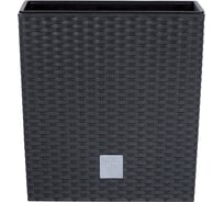 Кашпо для цветов Prosperplast RATO LOW антрацит 2 предмета 11 и 15.8л DRTS265L-S433