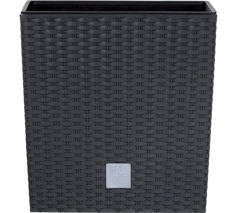 Кашпо для цветов Prosperplast RATO LOW антрацит 2 предмета 11 и 15.8л DRTS265L-S433