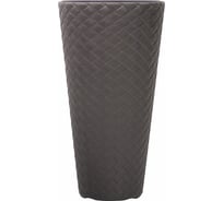 Кашпо для цветов Prosperplast MATUBA SLIM венге 2 предмета 18 и 57л DPMT400-440U