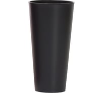 Кашпо для цветов Prosperplast TUBUS SLIM антрацит 2 предмета 15 и 27л DTUS300-S433