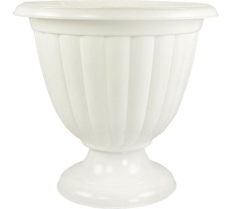 Вазон ЗПИ «Альтернатива» Жасмин 18л, белый М1393