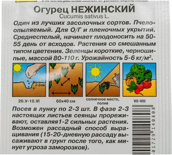 Семена АЭЛИТА Огурец Нежинский 00-00593330