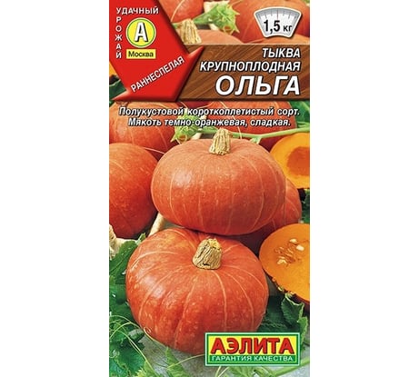 Семена АЭЛИТА Тыква крупноплодная Ольга 00-00587496