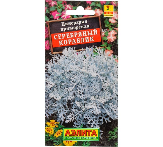 Семена АЭЛИТА Цинерария Серебряный кораблик 00-00599010