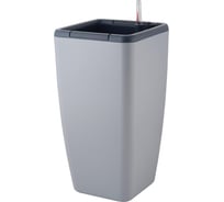 Горшок с автополивом INGREEN munchen 20л с внутренней вставкой 8л, квадратный, утренний туман IG622511025 231982