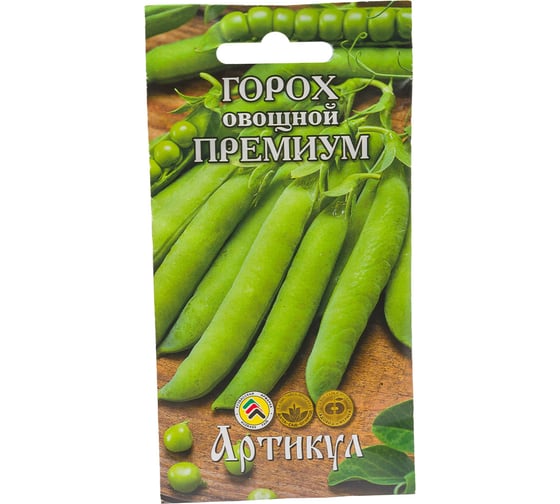 Семена АРТИКУЛ Горох овощной Премиум 5 г + евро 4630009397632