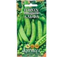 Семена АРТИКУЛ Горох овощной Альфа 5 г + евро ультраранний 4630009397649