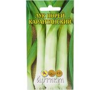 Семена АРТИКУЛ Лук порей Карантанский 0.5 г евро + позднеспелый 4630009394976