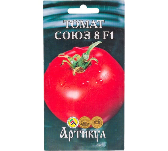 Семена АРТИКУЛ Томат Союз-8 F1 0.05 г, раннеспелый 4607089743505 1