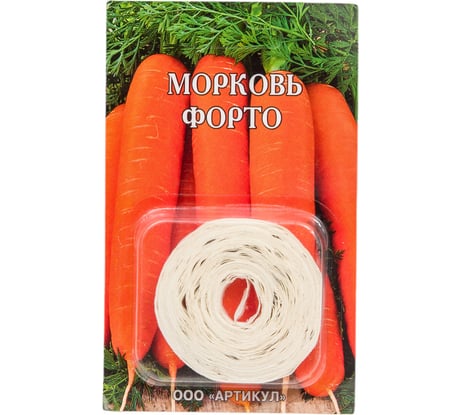 Морковь АРТИКУЛ Форто среднеспелая 4607089744823