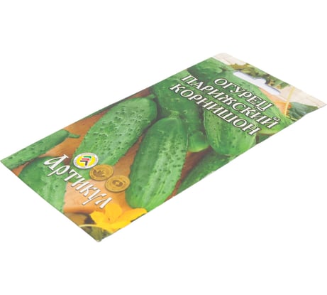 Огурец АРТИКУЛ Парижский корнишон 0,3 г, евро, раннеспелый 4630009393665