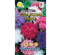 Семена АРТИКУЛ Астра однолетняя Страусово перо 0.2 г, евро, Страусово перо, смесь, h=55-70 cм, d=10-12 см 4630009396277