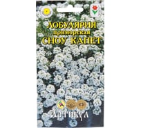 Семена АРТИКУЛ Лобулярия приморская Сноу Капет 0.1 г, однолетнее, евро, Алиссум Лавина, белая, медонос, h=20-25 см 4607089746513