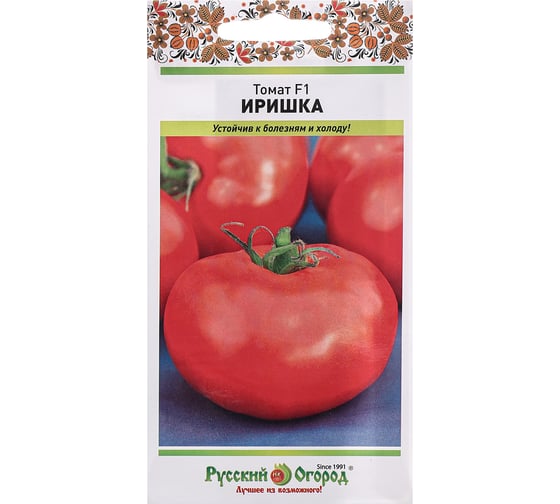 Томат АРТИКУЛ Иришка F1 0.05 г. + евро раннеспелый 4630009391043