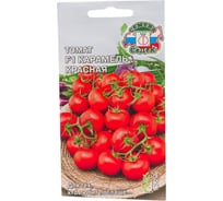 Томат СеДеК Карамель красная F1 ХИТ ранний, ЗГ, индет, округ, красн, 25-30г, на кисти до 50пл, Евро, 0.1 15386