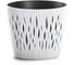 Кашпо для цветов Prosperplast SANDY ROUND белый, 2 предмета, 3л, DSR190-S449 1