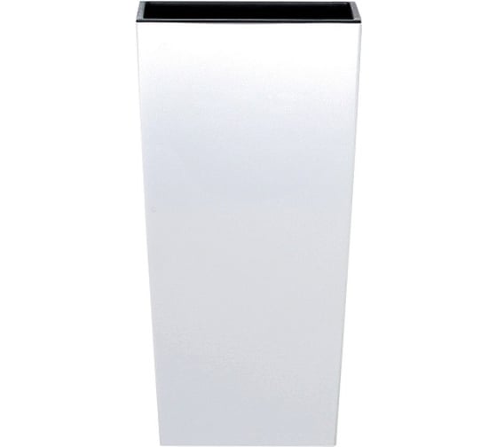 Кашпо для цветов Prosperplast URBI SQUARE белый, 2 предмета, 3 и 7.2 л DURS170-S449 1