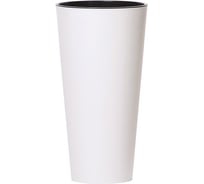 Кашпо для цветов Prosperplast TUBUS SLIM белый, 2 предмета, 2 и 3.3 л DTUS150-S449