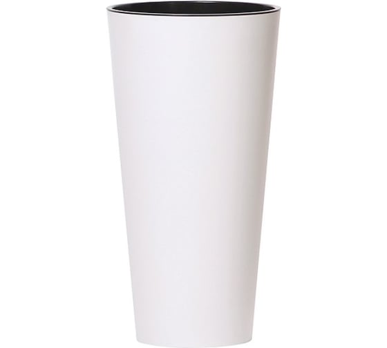 Кашпо для цветов Prosperplast TUBUS SLIM белый, 2 предмета, 2 и 3.3 л DTUS150-S449 1
